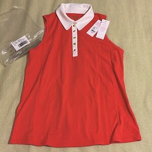 NWT Lilly Pulitzer UPF 50+ Luxletic Imara Polo Top